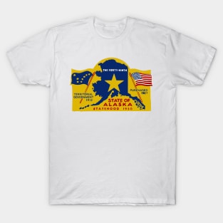 Vintage Style Alaska Design T-Shirt